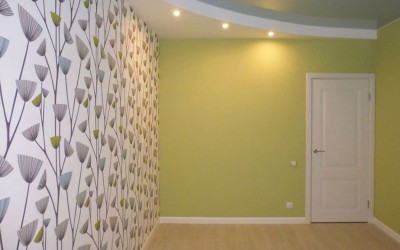 поклейка обоев